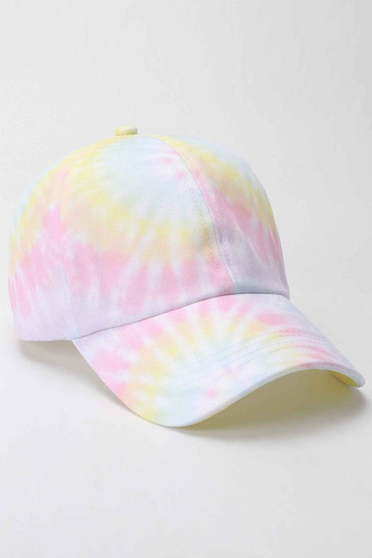 Tie Dye Hat Pink