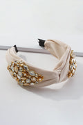 Full Rhinestone Top Knotted Headband