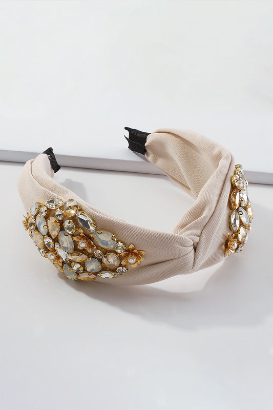 Full Rhinestone Top Knotted Headband