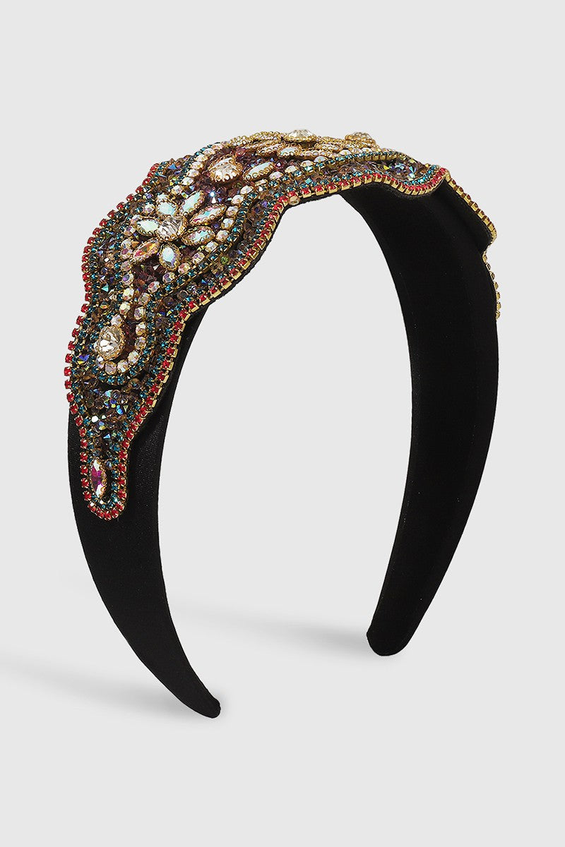 Luxury Full Rhinestone Wide Headband