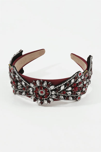 Exquisite Rhinestone Bow Headband