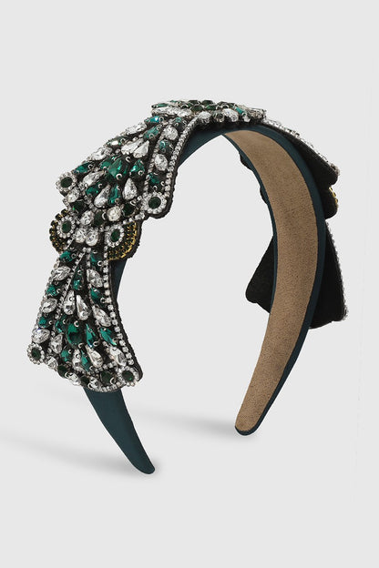 Exquisite Rhinestone Bow Headband