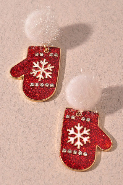 Christmas Mittens Earrings