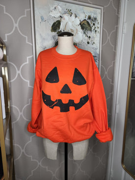 Jack-o-lantern Pumpkin Orange Sweatshirt
