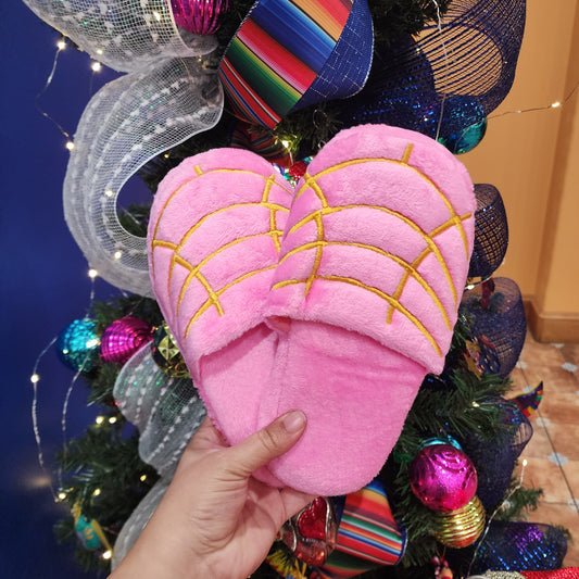 Concha Pan Dulce Slippers Pink