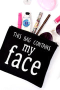 "Face" Makeup Bag