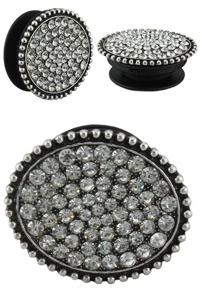 Silver Phone Pop Accessory