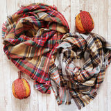 Fall Leaves Classic Blanket Scarf