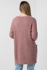 Doll In The Fall Cardigan Mauve