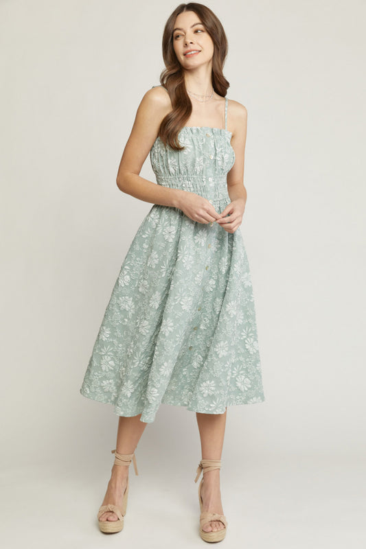 Wild Flower Dress Sage