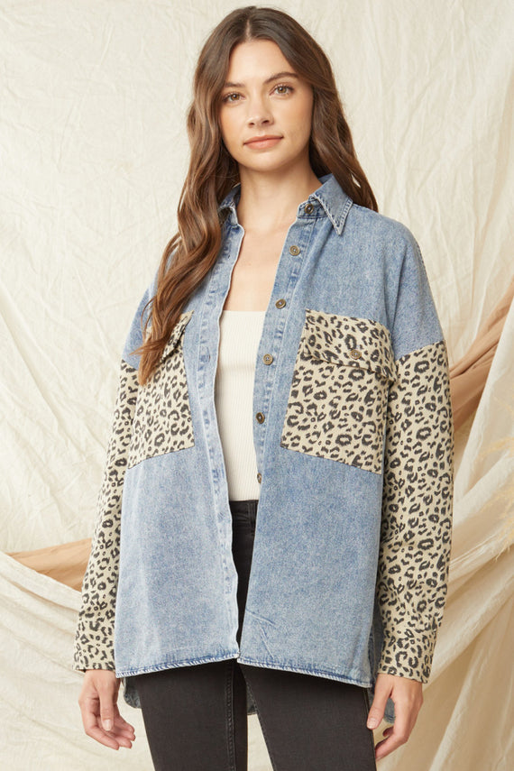 Wild About You Jacket Denim