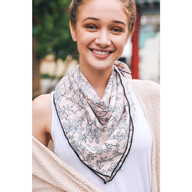 Floral Bandana Scarf