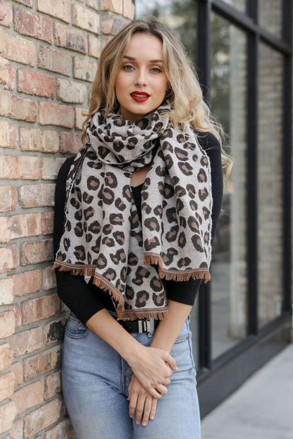 Leopard Scarf